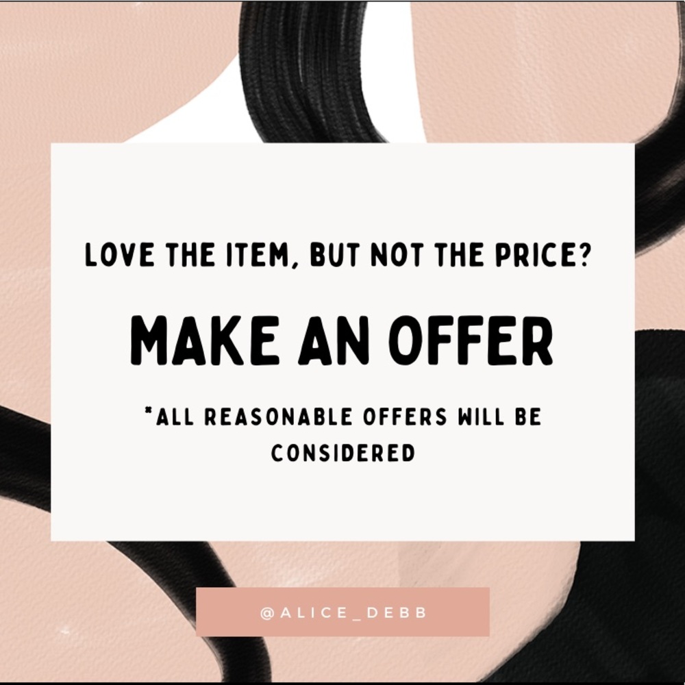 🖤 MAKE AN OFFER